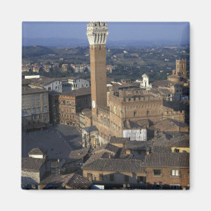 Aimant Europe, Italie, Sienne. Aperçu de la ville