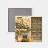 Aimant Europe, Italie, Toscane, Montalcino. Panier (Recto/Verso)