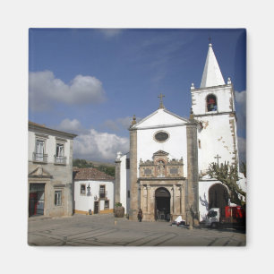 Aimant Europe, Portugal, Obidos. Église Santa Maria à