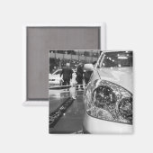 Aimant Europe, Suisse, Genève. Salon de l'automobile de G (Recto/Verso)