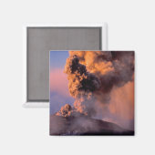 Aimant Event du sommet de l'UE, Italie, Sicile, Mt Etna (Recto/Verso)