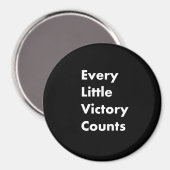 Aimant Every little victory counts (Recto/Verso)