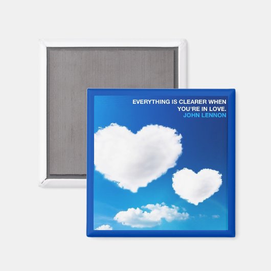 AIMANT EVERYTHING IS CLEARER WHEN YOU'RE IN LOVE (Recto/Verso)