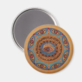 Aimant Evil Eye Mandala : Art original (Recto/Verso)