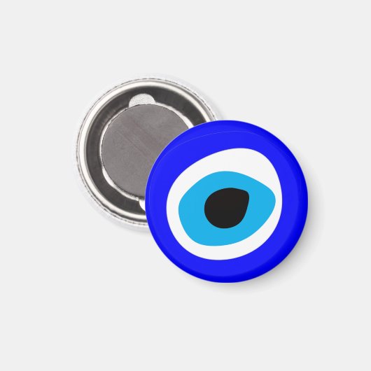 Aimant Evil Eye Talisman & arabe Amulet /turc, grec (Recto/Verso)