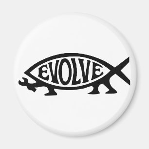 Aimant Évoluez les poissons