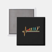 Aimant Evolution Basketball Jeu de bal Jeu Heartbeat (Recto/Verso)