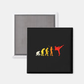 Aimant Évolution de karaté cadeau de kung fu Shotokan art (Recto/Verso)