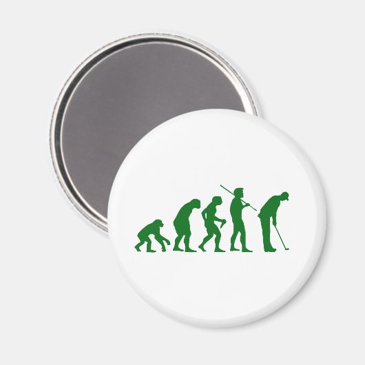 Aimant Évolution du golf (Recto/Verso)