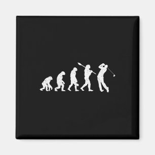 Aimant Évolution du golfeur - Papa grand-père amateur de