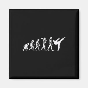 Aimant Évolution du karaté arts martiaux kickboxing taekw