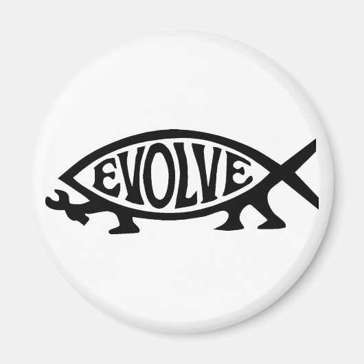 Aimant Évolution du poisson (Devant)