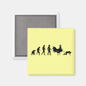 Aimant Évolution du poulet (Recto/Verso)