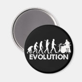 Aimant Évolution d'un batteur (Recto/Verso)