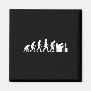 Aimant Evolution Funny Retro Jeu Vidéo Joueur Nerd Cadeau