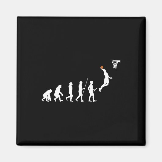 Aimant Evolution humaine Bysketbyll (Devant)