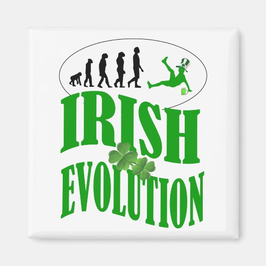 Aimant Évolution irlandaise (Devant)
