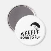 Aimant Evolution Skydiving né à voler (Recto/Verso)