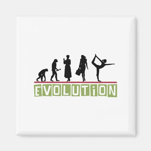 Aimant Evolution Yoga (Devant)
