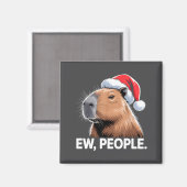 Aimant Ew People Capybara Christmas Humor  (Recto/Verso)