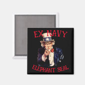 Aimant Ex Navy Elephant Seal (Recto/Verso)