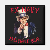 Aimant Ex Navy Elephant Seal (Devant)