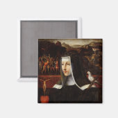 Aimant Ex Voto dédié à Sainte Catherine de Sienne (Recto/Verso)