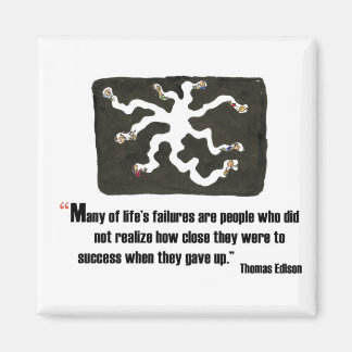 Aimant Exam motivation citation de Thomas Edison -