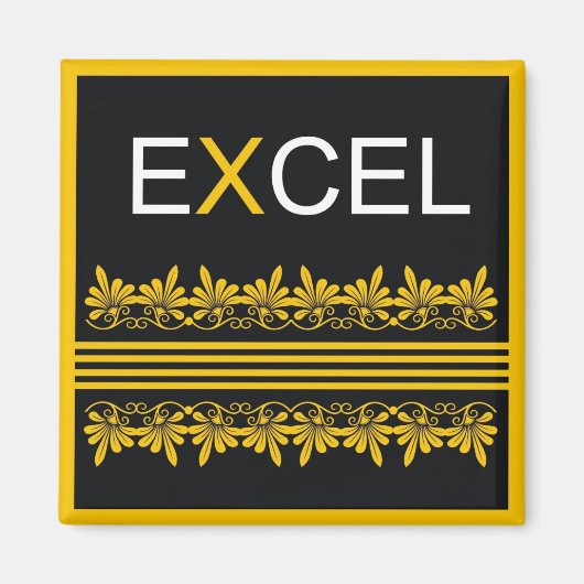 Aimant Excel - Un Devis Word Pour Motivation (Devant)