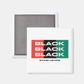 Aimant Excellence Noire (Recto/Verso)