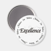 Aimant Excellence - voir croire atteindre (Recto/Verso)