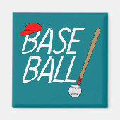 Aimant Exclamation de baseball (Devant)