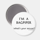 Aimant Excusez Bagpiper (Recto/Verso)