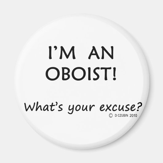 Aimant Excusez Oboist (Devant)
