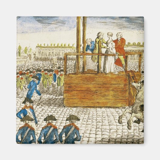 Aimant Exécution de Marie-Antoinette (Devant)