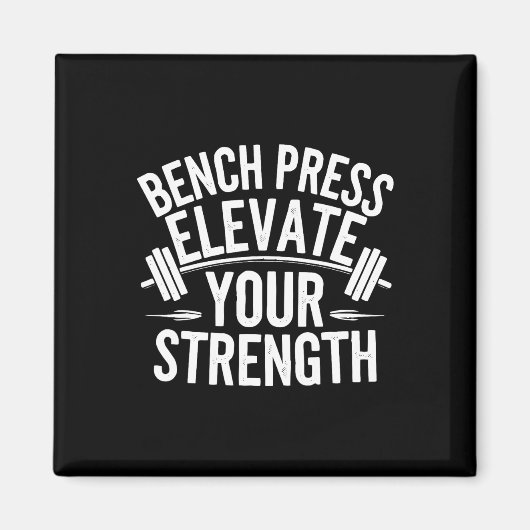 Aimant Exercice Bench Press Bodybuilding Fitness Workout (Devant)