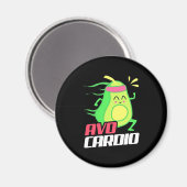 Aimant Exercice cardio Avocado (Recto/Verso)