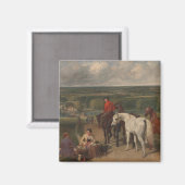 Aimant Exercice des chevaux royaux (art équin) (Recto/Verso)