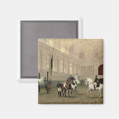 Aimant Exercice du matin dans la Hofreitschule (Recto/Verso)