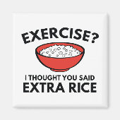 Aimant Exercice ? Riz extra (Devant)