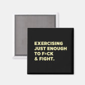 Aimant Exercising Just-enough To Fck &amp; Fight Funny (o (Recto/Verso)