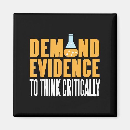 Aimant Exiger des preuves Penser la science critique énon (Devant)