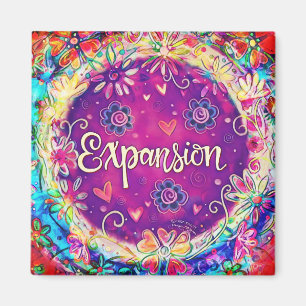 Aimant Expansion Plutôt amusant Floral Moderne Inspirivé