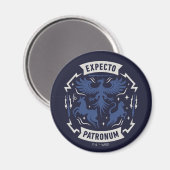 Aimant Expecto Patronum Graphisme Silhouette Vintage (Recto/Verso)