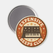 Aimant Expensive Beeps Club – Drôle de Nerd Synth (Recto/Verso)