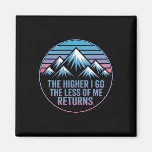 Aimant Expérience de montagne d'aventure vintage Ascensio