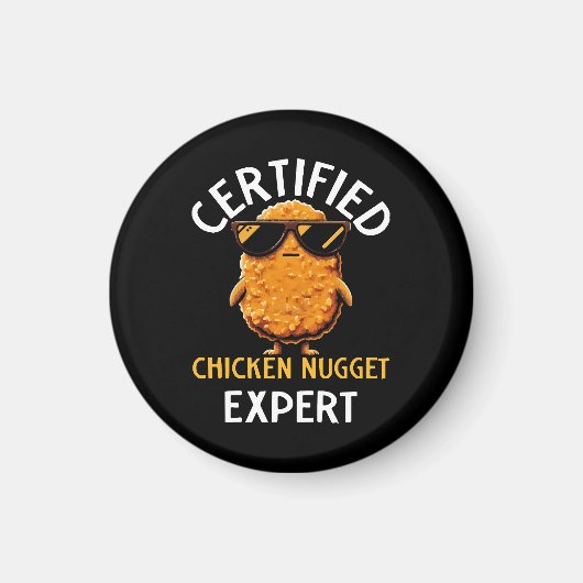 Aimant Expert certifié en nuggets de poulet (Devant)