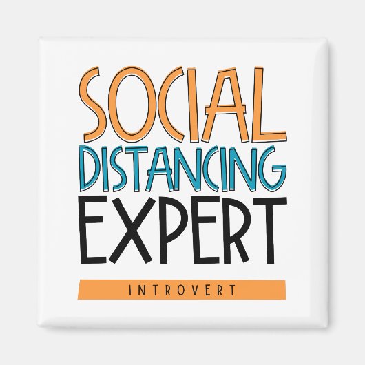 Aimant Expert Distances Sociales Introduction (Devant)