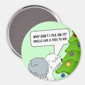 Aimant Expliquez maintenant à votre chien le sens de Noël (Recto/Verso)