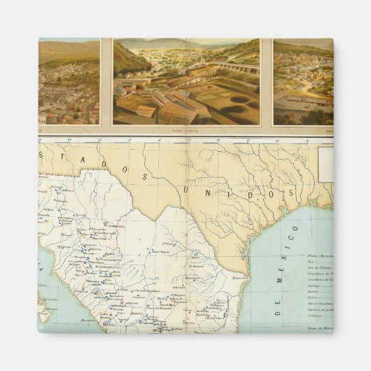 Aimant Exploitation minière au Mexique (Devant)